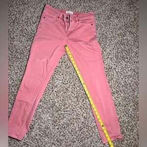 Women's LOFT Pink Skinny Jeans Size 29/8